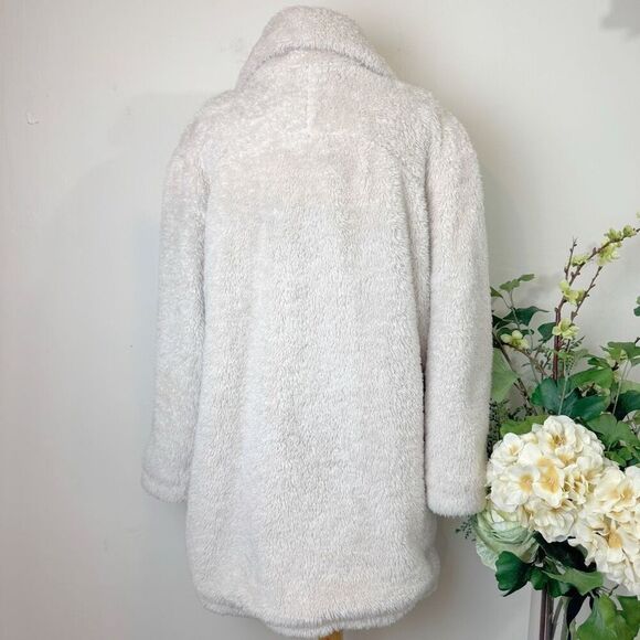 ANTHROPOLOGIE Current Air Sherpa puffer coat | medium | teddy coat - Picture 8 of 13